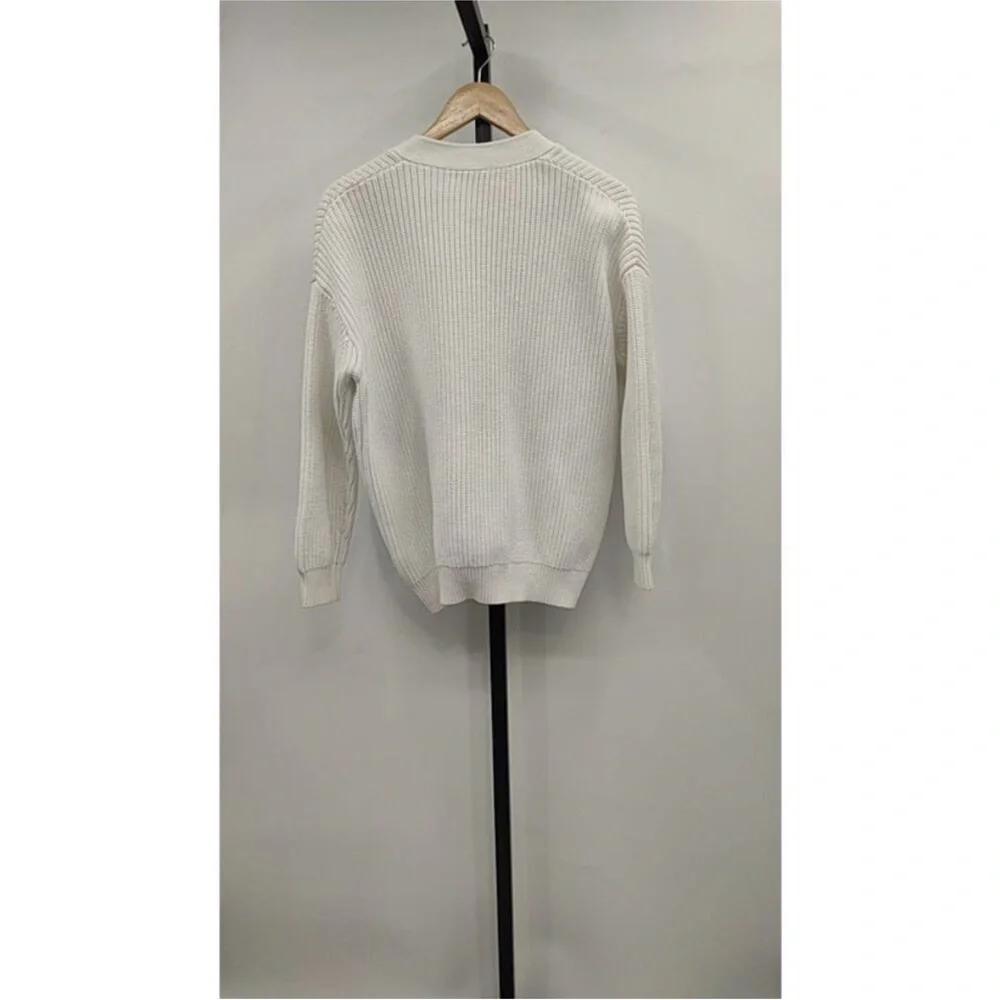 Quince 100% Organic Cotton Oversized Boyfriend Cardigan S - Picture 6 of 7